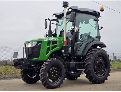 Трактор Єврофенг 554 PRO XL із Євроакабіною, кондиціонер, навіска на гаках, фаркоп-серга, вага 2600 кг